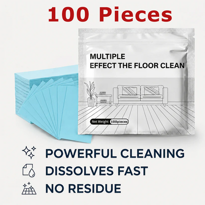 Multi-Effect Floor Cleaning Sheets - Deep Cleans (100PCS)