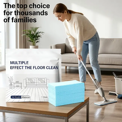 Multi-Effect Floor Cleaning Sheets - Deep Cleans (100PCS)
